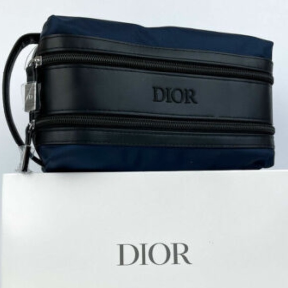 DIOR Bag NEW BOX Navy Blue Black - Picture 1 of 9